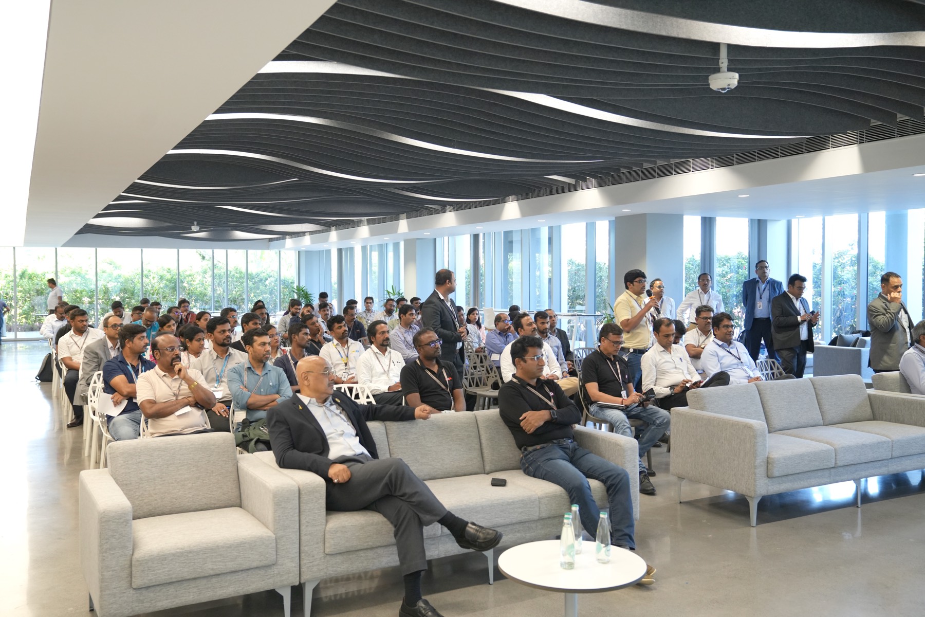 The audience during the ICICI Bank and ADHIAD session in Bangalore.